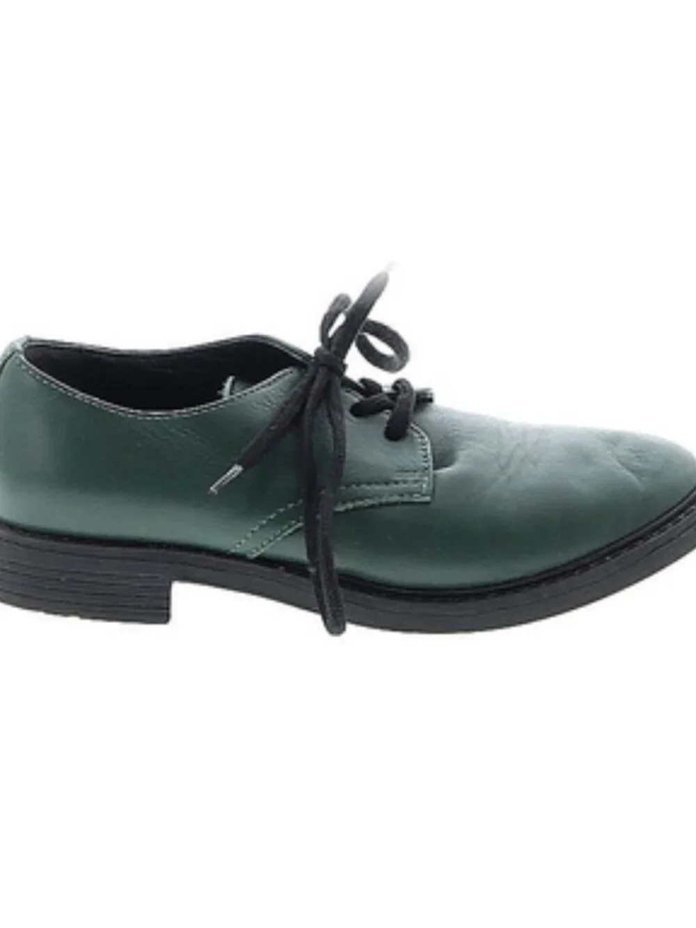Dress-Up Green: Italian Leather Shoes for Kids